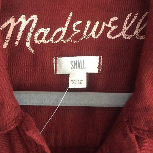 Madewell herringbone shirt jacket - Picture 4 of 5